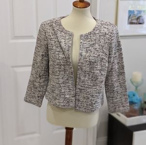 New tweed 3/4 sleeve jacket